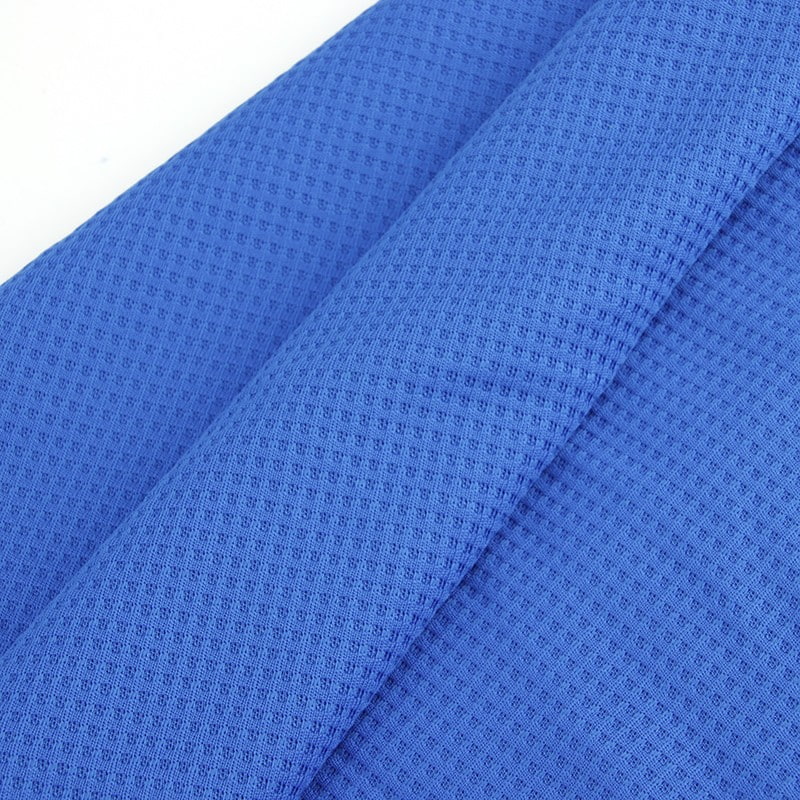 幅宽 160 厘米 速干款全涤纶方格针织布 运动服饰专用